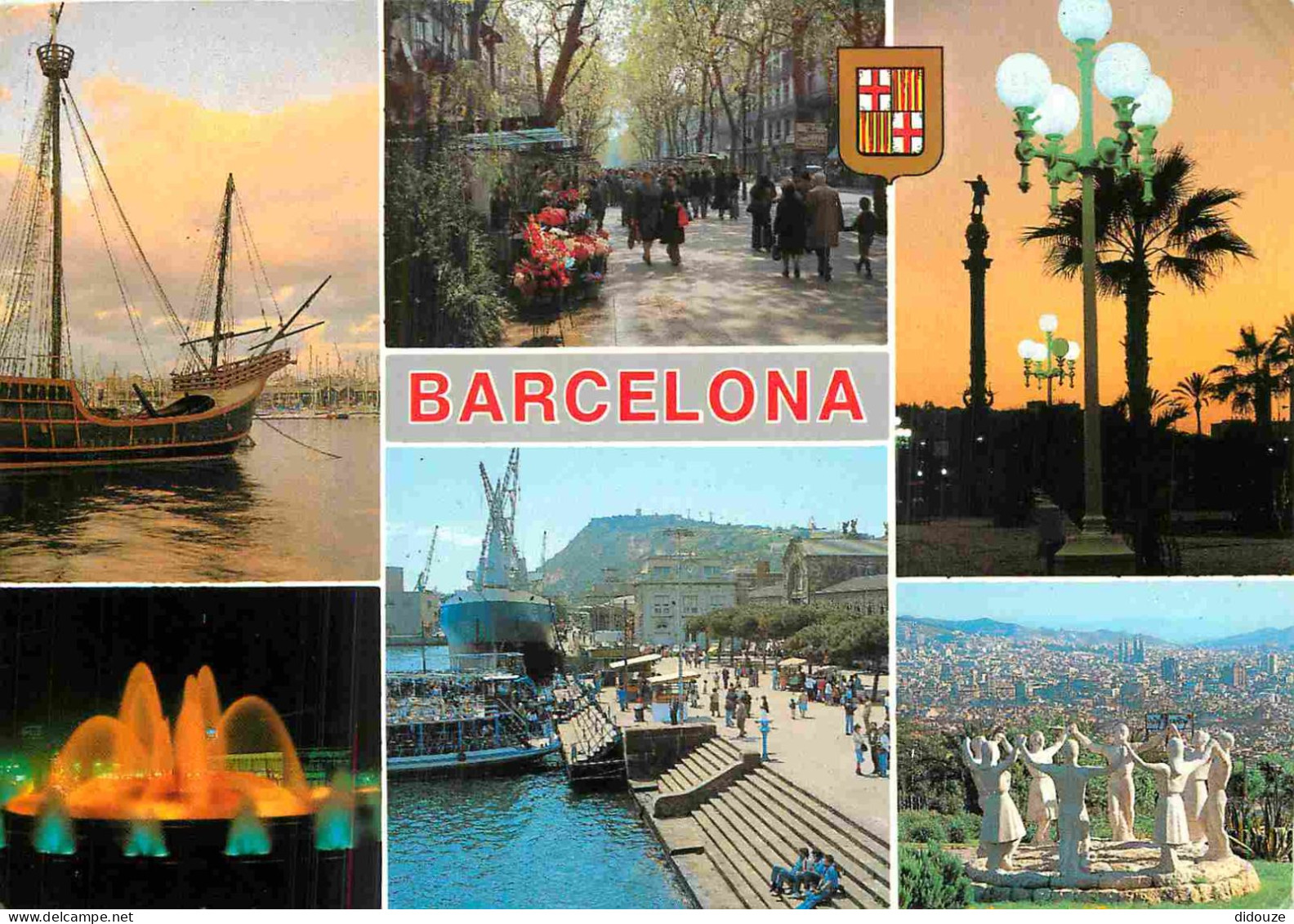 Espagne - Espana - Cataluna - Barcelona - Multivues - CPM - Voir Scans Recto-Verso - Barcelona