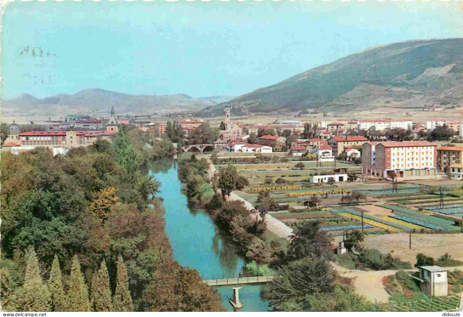 Espagne - Espana - Navarra - Pamplona - Rio Arga Y Barrio De La Rochapea - La Rivière Arga Et Quartier De La Rochapea -  - Navarra (Pamplona)