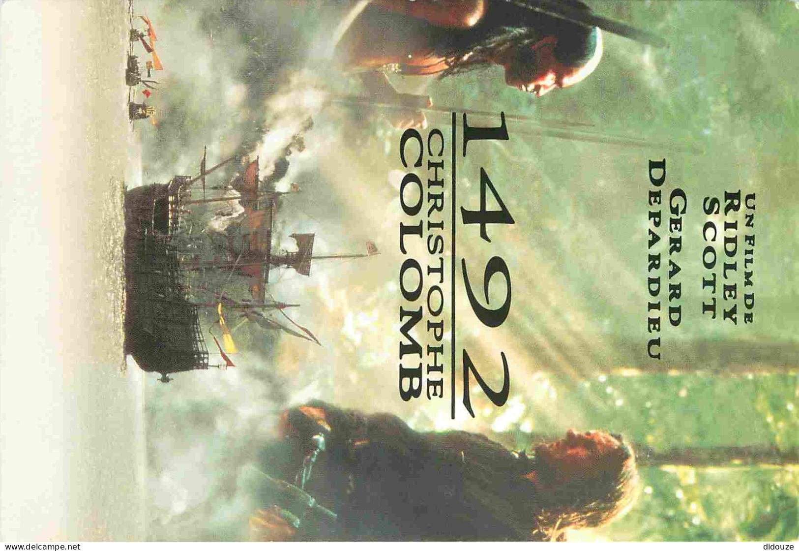 Cinema - Affiche De Film - 1492 Christophe Colomb - Gérard Depardieu - CPM - Carte Neuve - Voir Scans Recto-Verso - Affiches Sur Carte