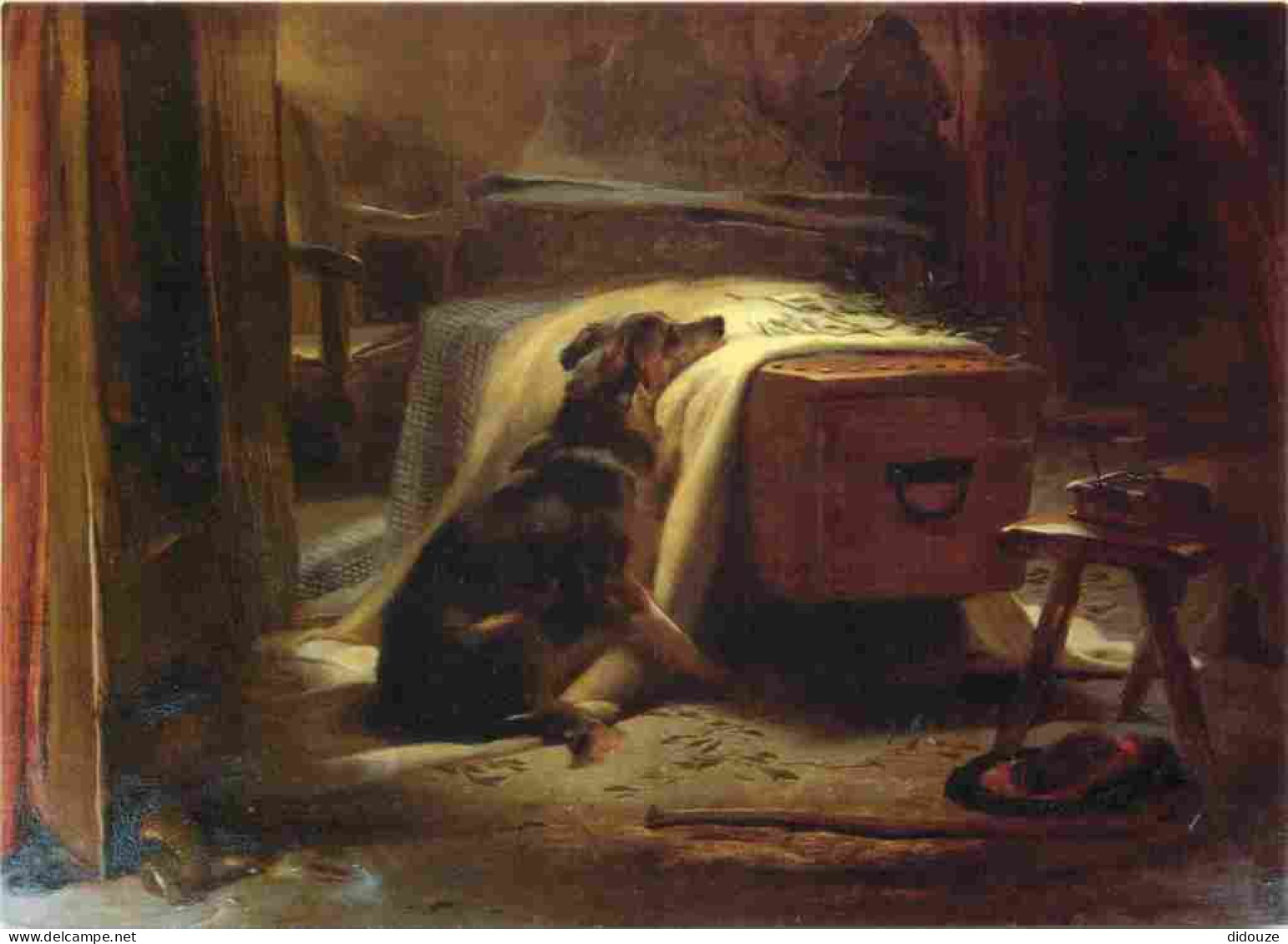 Art - Peinture - Sir Edwin Landseer - The Old Shepherd's Chief Moumer - 1837 - CPM - Carte Neuve - Voir Scans Recto-Vers - Peintures & Tableaux