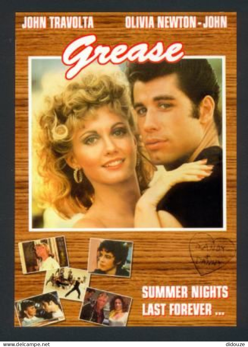 Cinéma - John Travolta - Olivia Newton-John - Grease - Summes Nights Last Forever - Carte Vierge - Acteurs