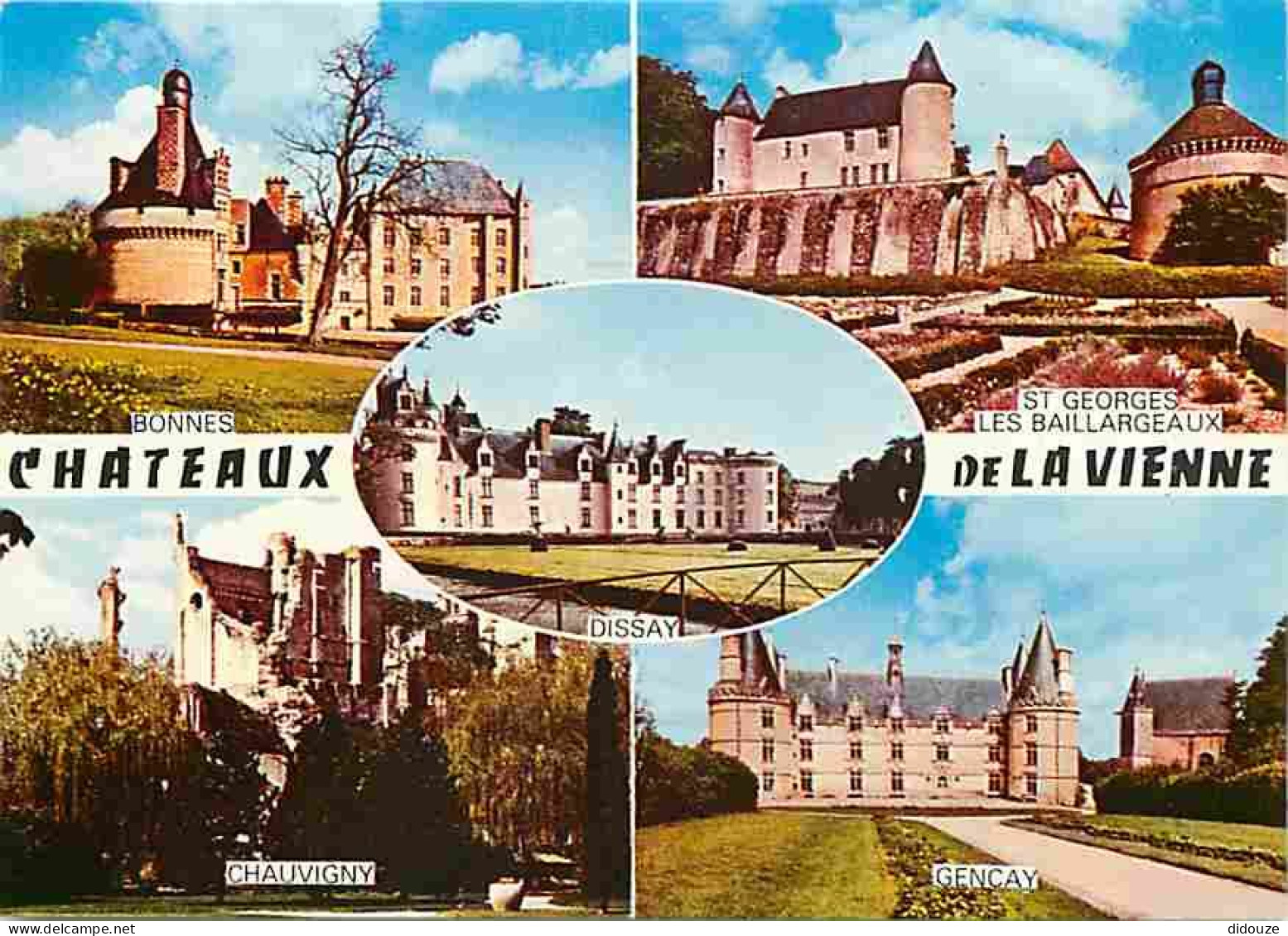 86 - Vienne - Chateaux De La Vienne - Multivues - Carte Neuve - CPM - Voir Scans Recto-Verso - Andere & Zonder Classificatie