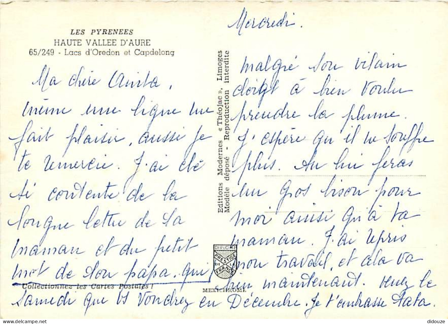 65 - Hautes Pyrénées - Vallée D'Aure - Multivues - Lacs D'Orédon Et Cap De Long - CPM - Voir Scans Recto-Verso - Sonstige & Ohne Zuordnung