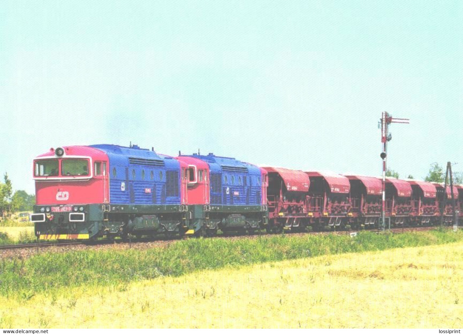 Train, Railway, Locomotives 755 002-3 And 755 001-6 - Trains