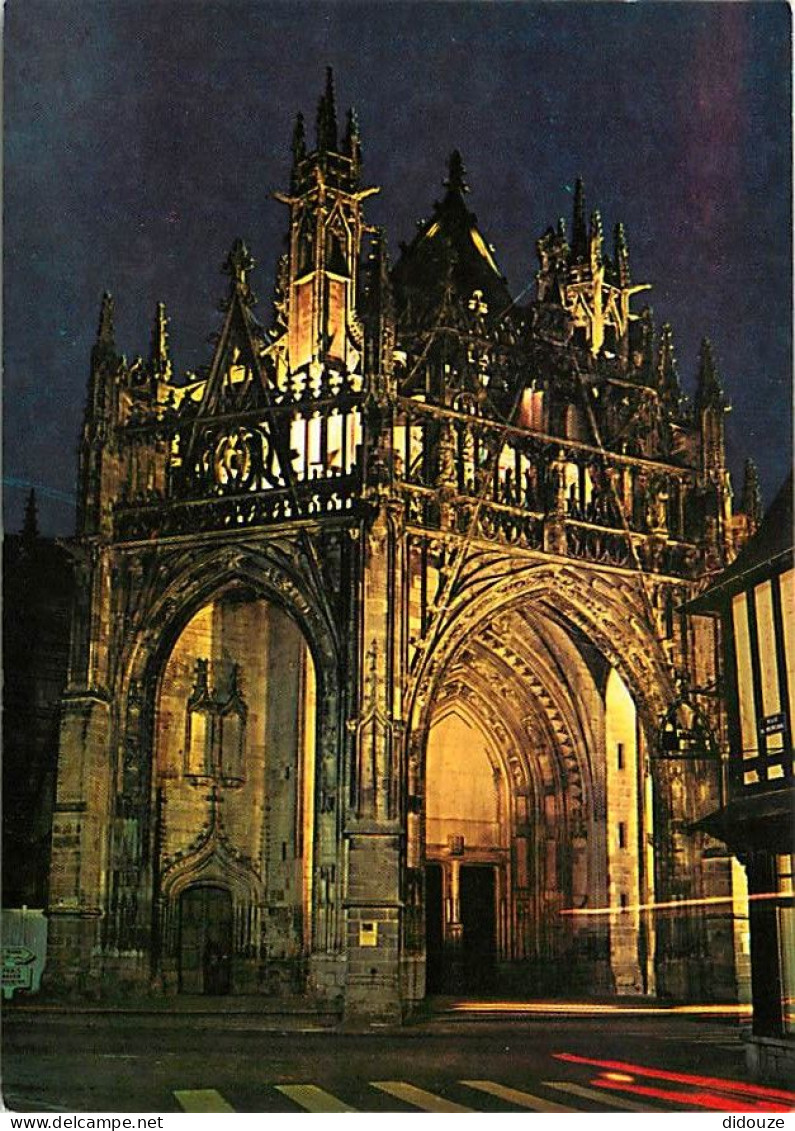 61 - Alençon - Porche De L'église Notre-Dame - Vue De Nuit - Carte Neuve - CPM - Voir Scans Recto-Verso - Alencon