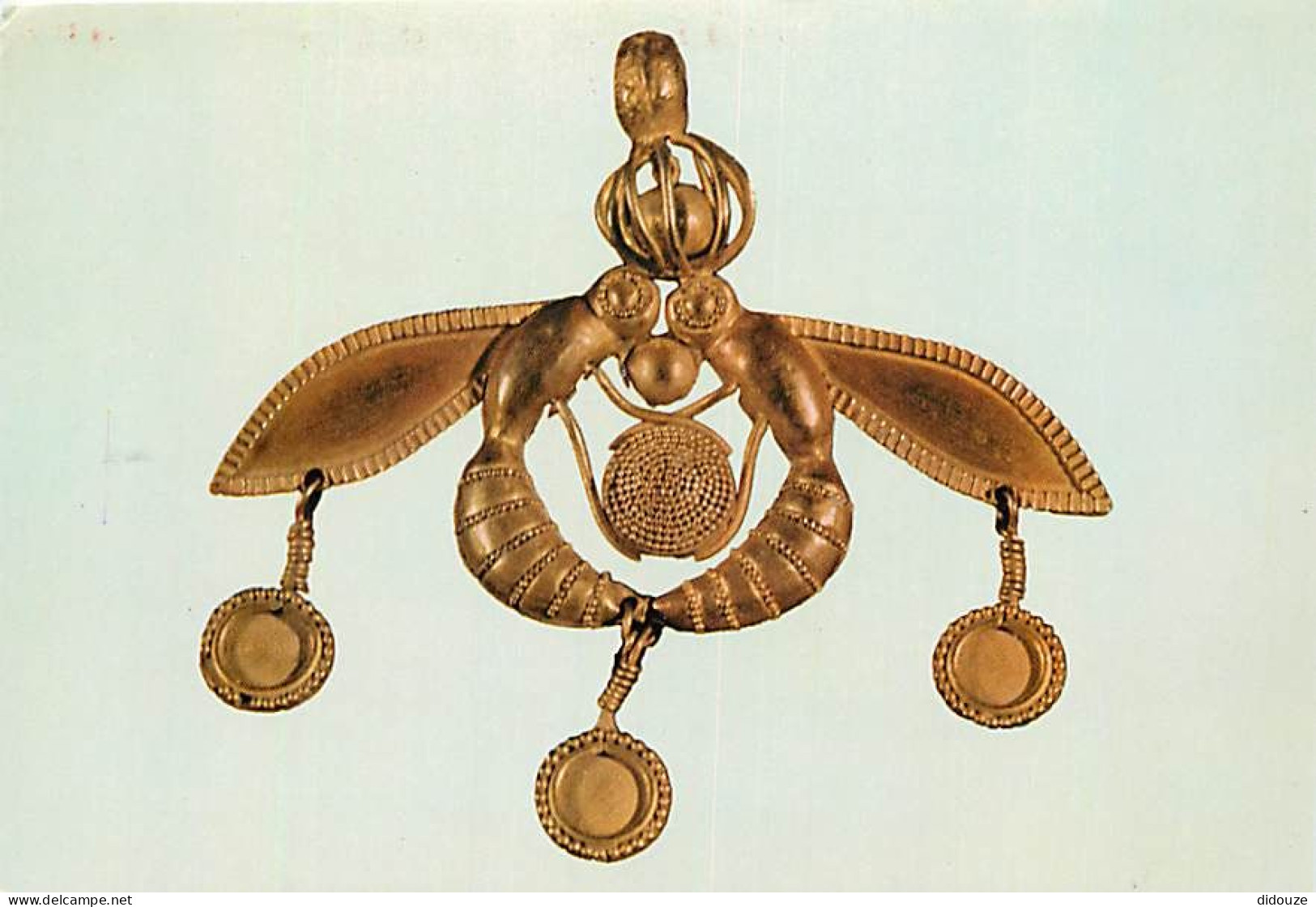 Grèce - Crète - Kríti - Héraklion - Musée D'Héraklion - Abeilles En Or Pour Collier De La Nécropole De Malia - Antiquité - Griekenland