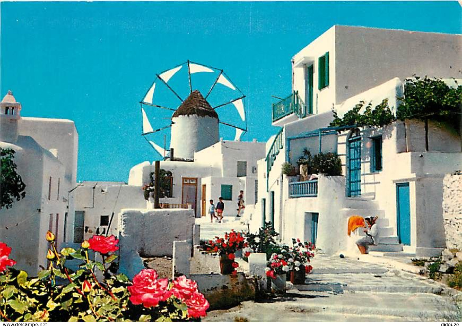 Grèce - Ile De Mykonos - Mukovoc - Ruelle Pittoresque - Carte Neuve - CPM - Voir Scans Recto-Verso - Griekenland