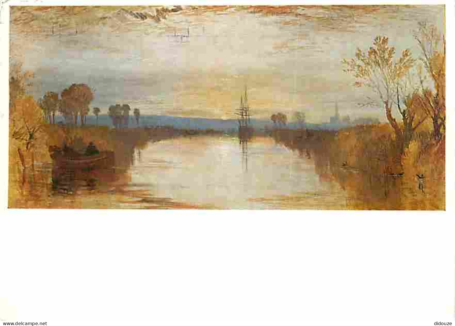 Art - Peinture - Joseph Mallord William Turner - Chichester Canal - CPM - Voir Scans Recto-Verso - Peintures & Tableaux