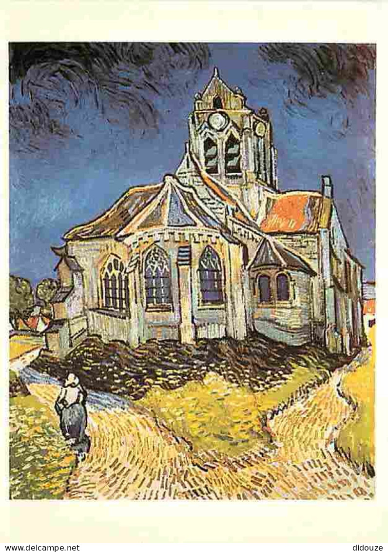 Art - Peinture - Vincent Van Gogh - L'Eglise D'Auvers - CPM - Voir Scans Recto-Verso - Paintings