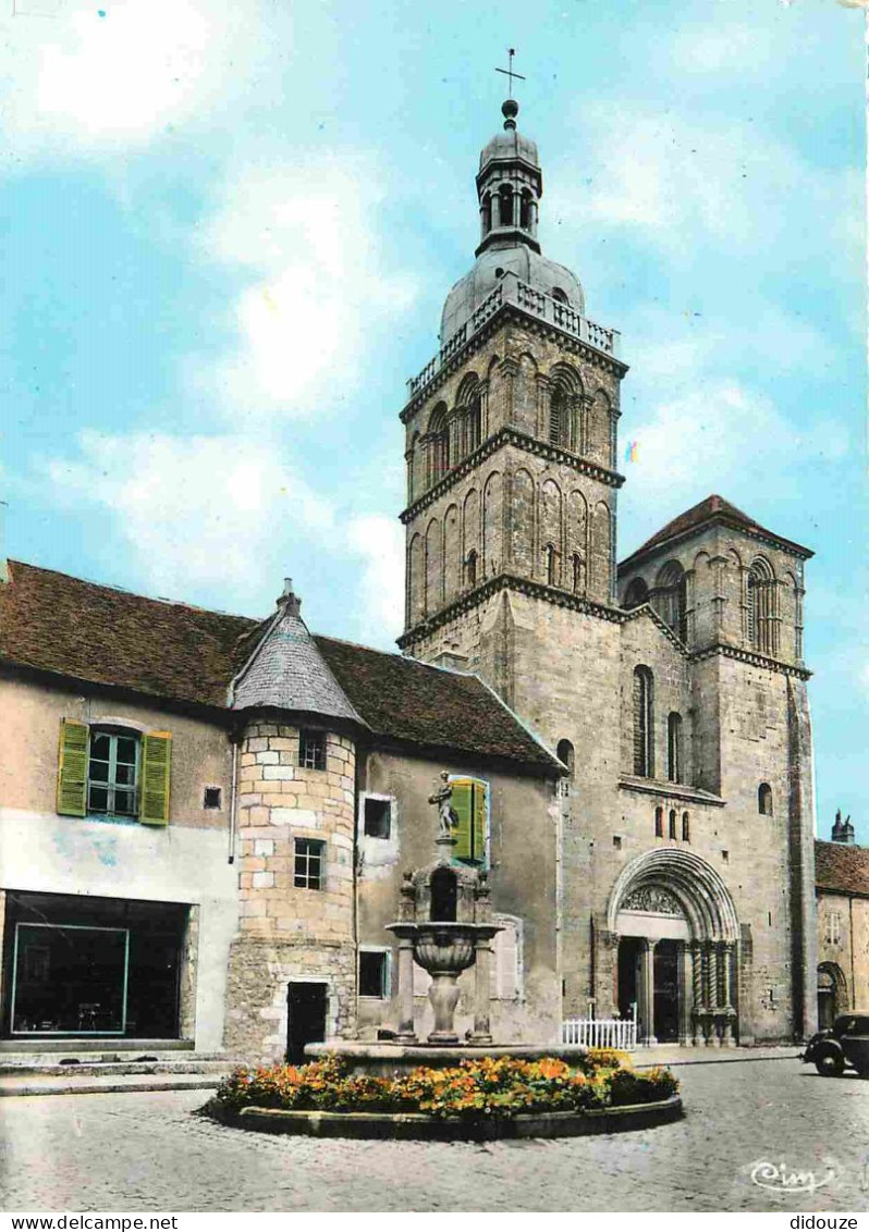 21 - Saulieu - Basilique Saint Andoche - Mention Photographie Véritable - Carte Dentelée - CPSM Grand Format - Voir Scan - Saulieu