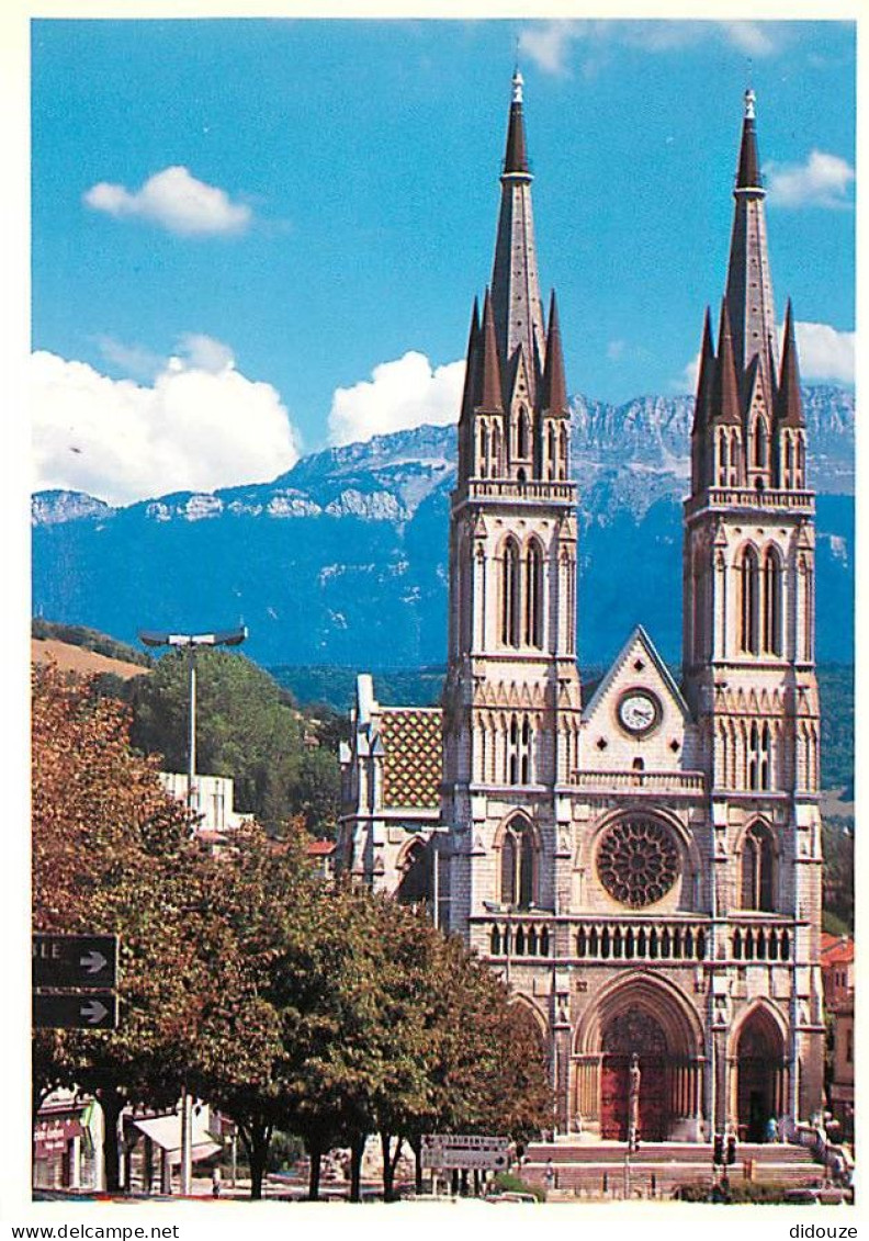 38 - Voiron - L'Eglise Saint Bruno Et La Sûre - Carte Neuve - CPM - Voir Scans Recto-Verso - Voiron