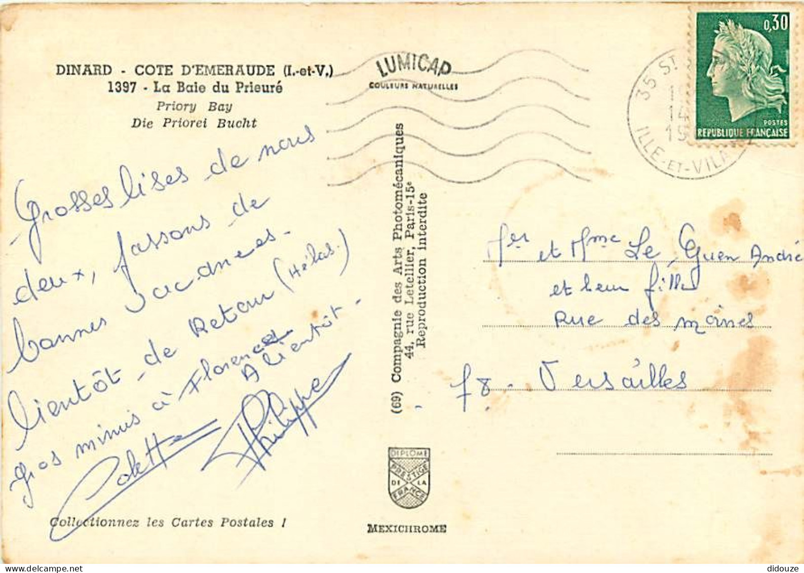 35 - Dinard - La Baie Du Prieuré - CPM - Voir Scans Recto-Verso - Dinard