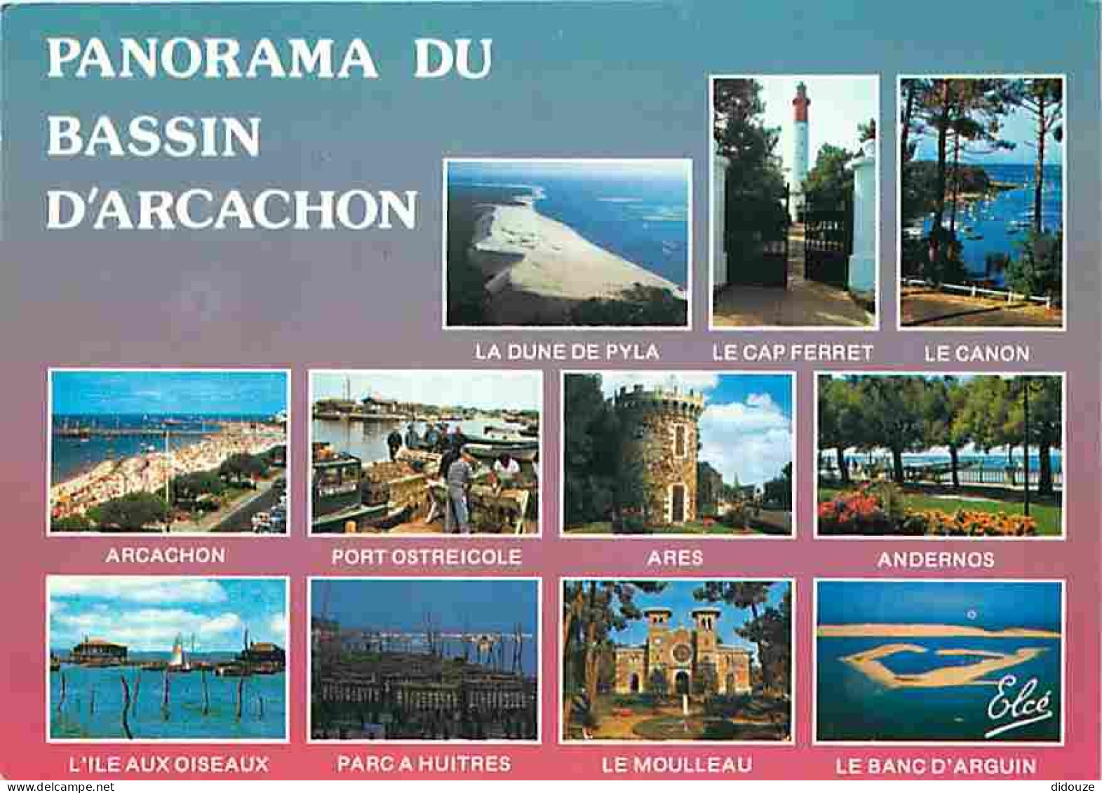 33 - Bassin D'Arcachon - Multivues - Flamme Postale - CPM - Voir Scans Recto-Verso - Andere & Zonder Classificatie