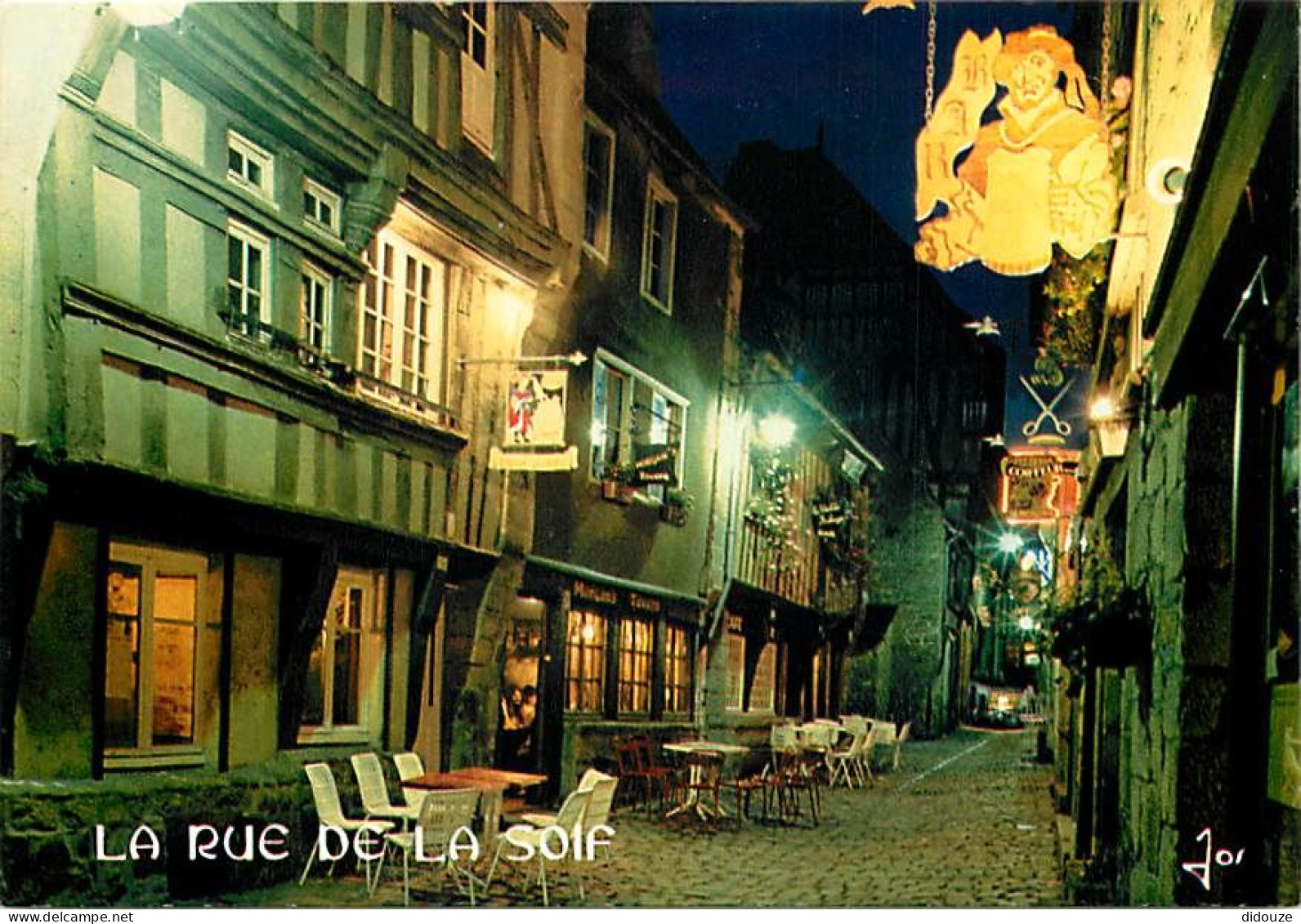 22 - Dinan - La Rue De La Cordonnerie, Dite Aussi Rue De La Soif, Surtout Animée à La Nuit Tombée - Carte Neuve - CPM -  - Dinan