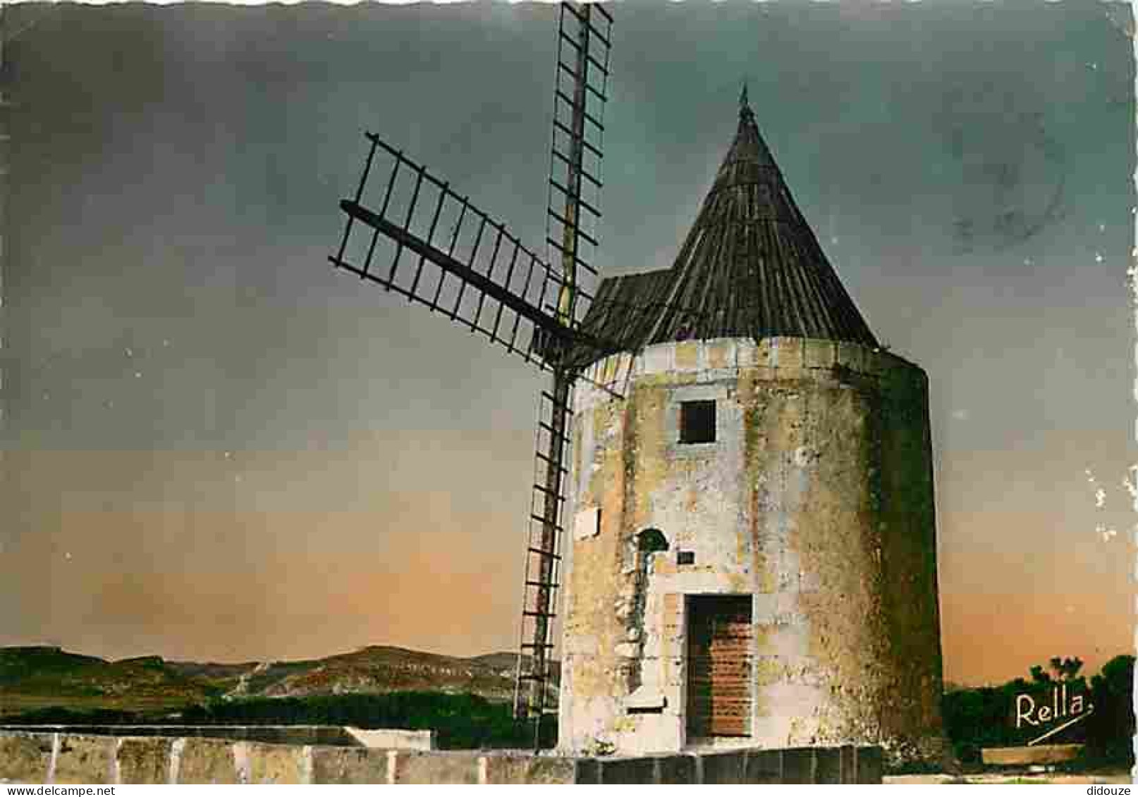 13 - Fontvieille - Le Moulin De Daudet - Voir Timbre - Flamme Postale - CPM - Voir Scans Recto-Verso - Fontvieille