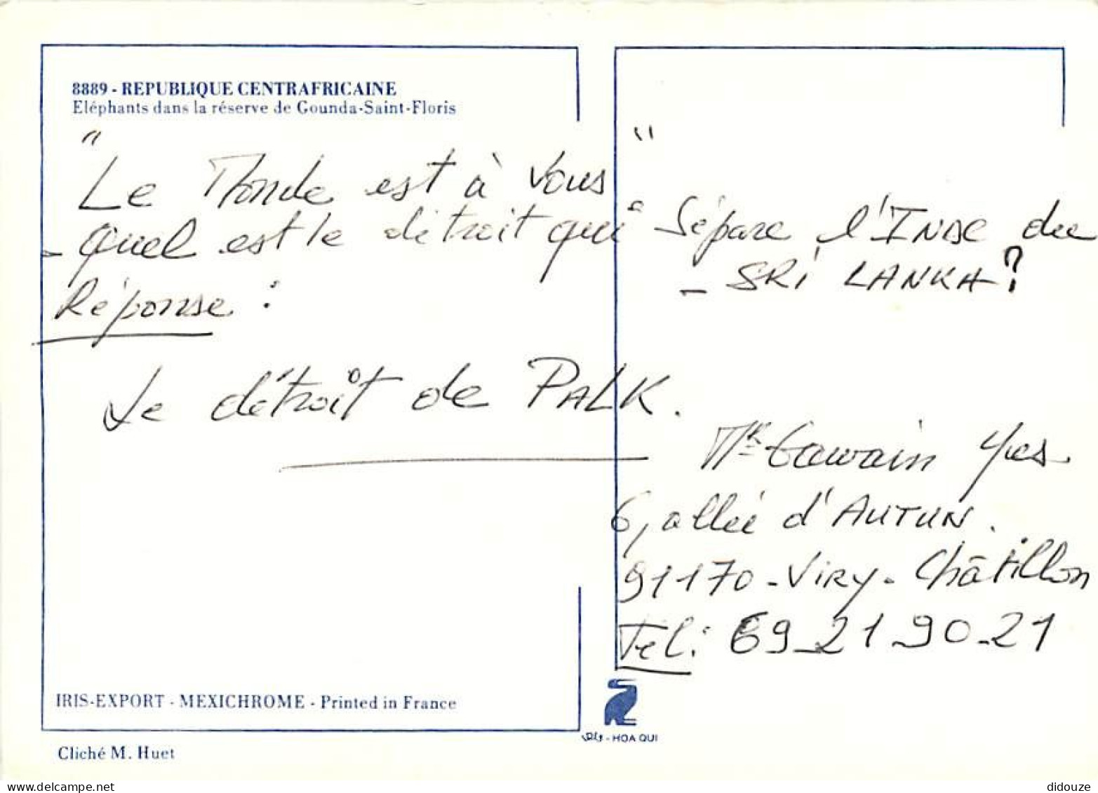 Animaux - Eléphants - République Centrafricaine - Eléphants Dans La Réserve De Gounda-Saint-Floris - Afrique Noire - élé - Elefantes