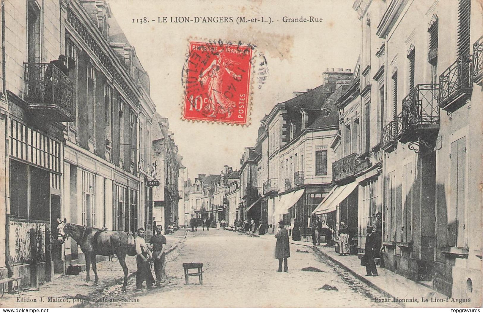 49 LE LION-D'ANGERS GRANDE-RUE - MARECHAL-FERRANT - 1372 - Sonstige & Ohne Zuordnung