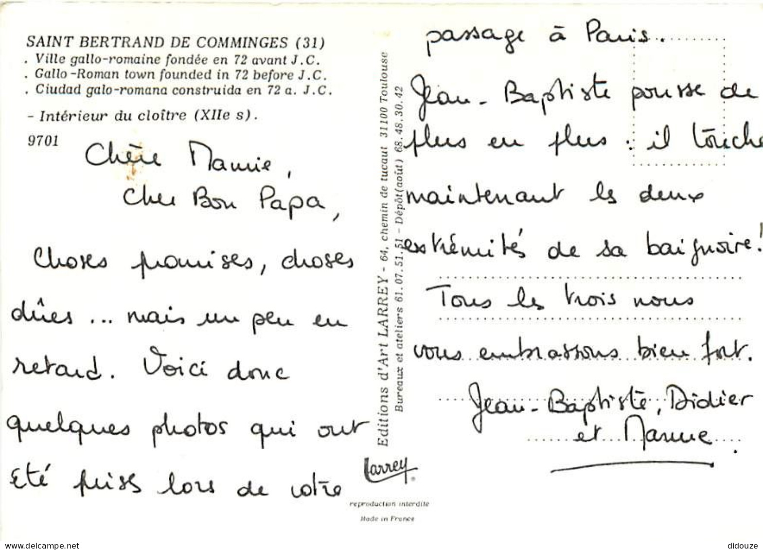 31 - Saint Bertrand De Comminges - CPM - Voir Scans Recto-Verso - Saint Bertrand De Comminges