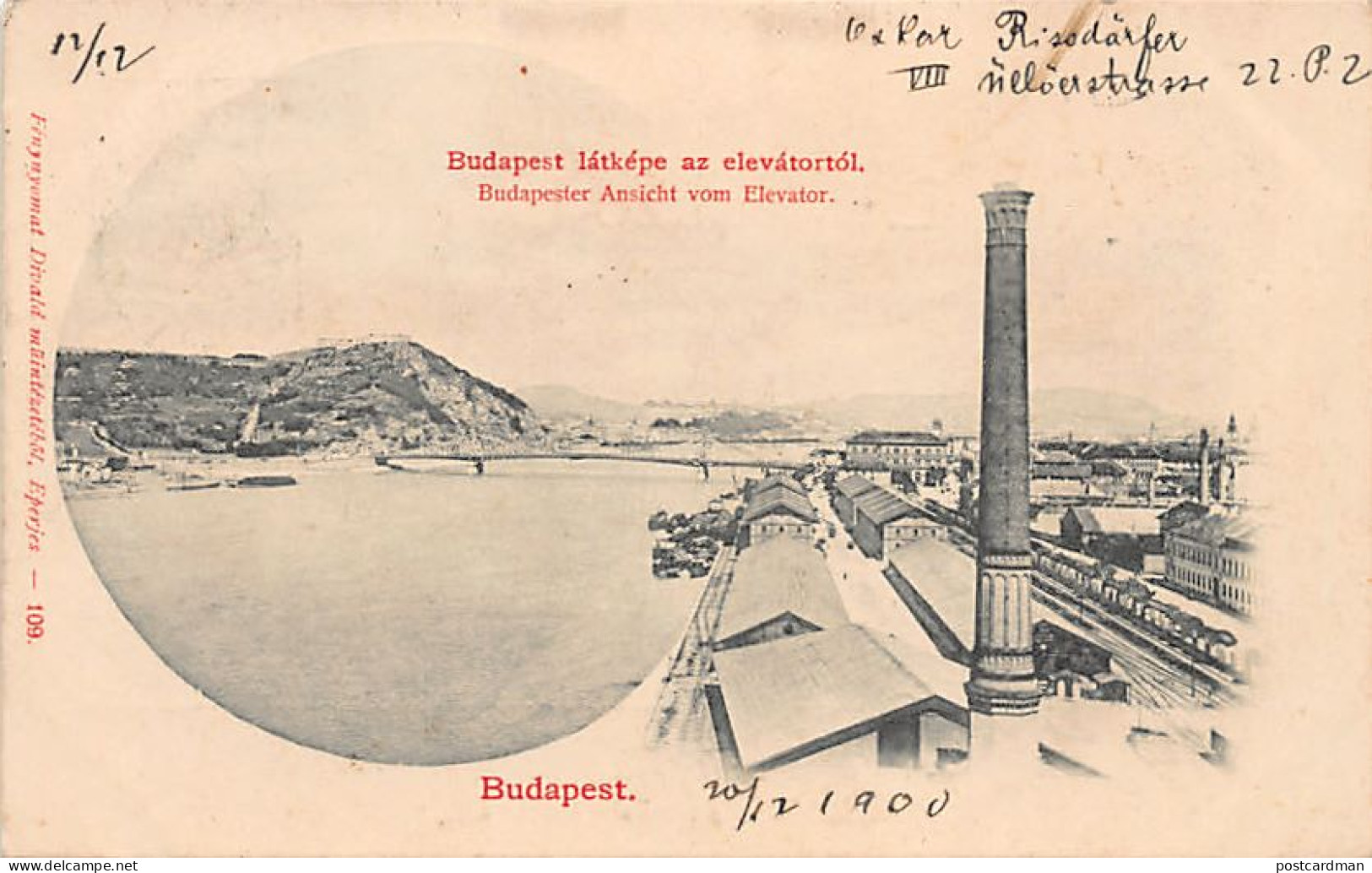 Hungary - BUDAPEST - Budapest Látképe Az Elevátortól - Hungary