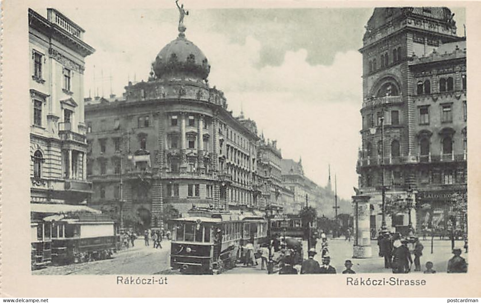 Hungary - BUDAPEST - Rákóczi-ut - Villamos - Hungary