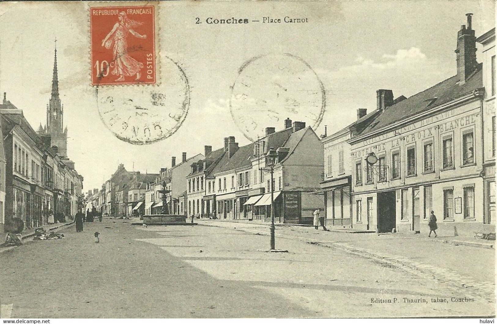 77  CONCHES - PLACE CARNOT (ref 9154) - Andere & Zonder Classificatie