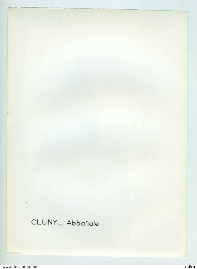 CLUNY ABBAYE Vers 1960 Photo 20 X 14 Cm SAÔNE-ET-LOIRE - Orte