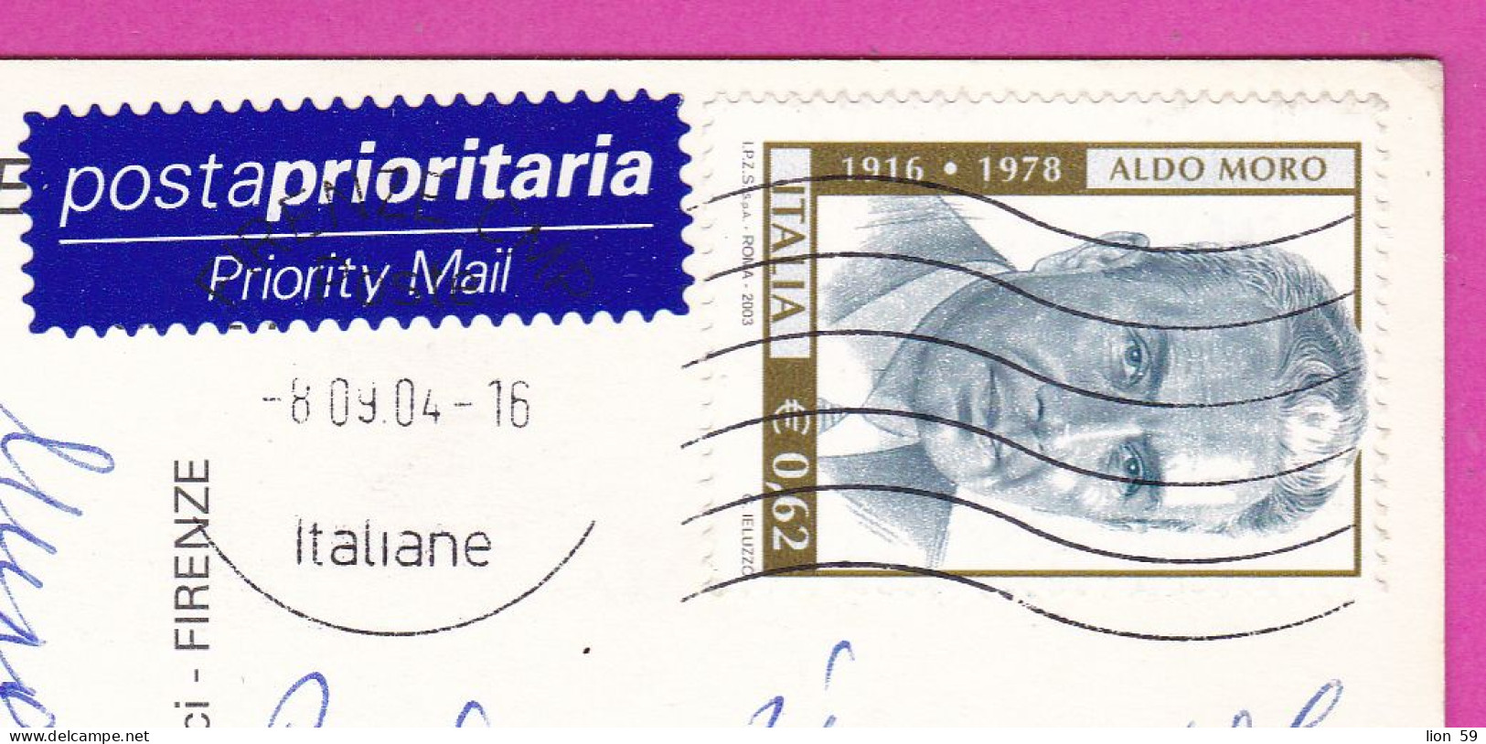 294053 / Italy - FIRENZE Panoram A Notturno Night PC 2004 USED - 0.62€ Death Of Aldo Moro Former Prime Minister - 2001-10: Storia Postale
