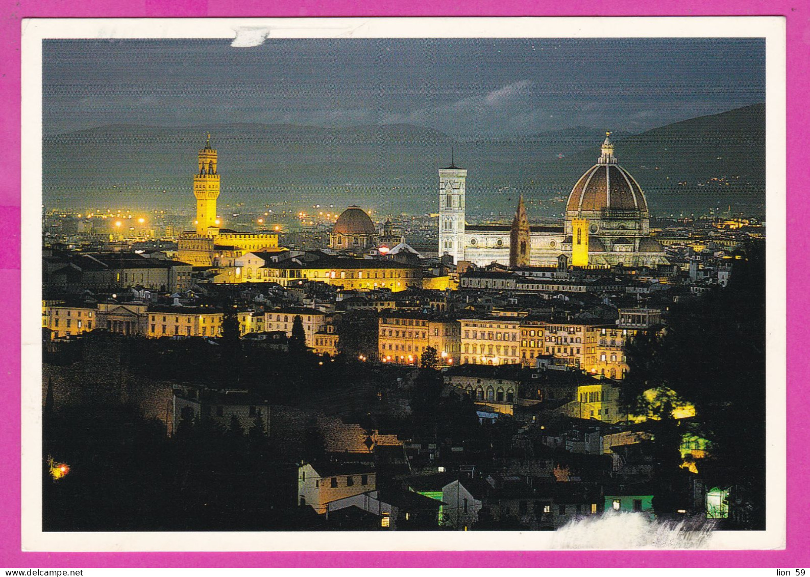 294053 / Italy - FIRENZE Panoram A Notturno Night PC 2004 USED - 0.62€ Death Of Aldo Moro Former Prime Minister - 2001-10: Marcophilie