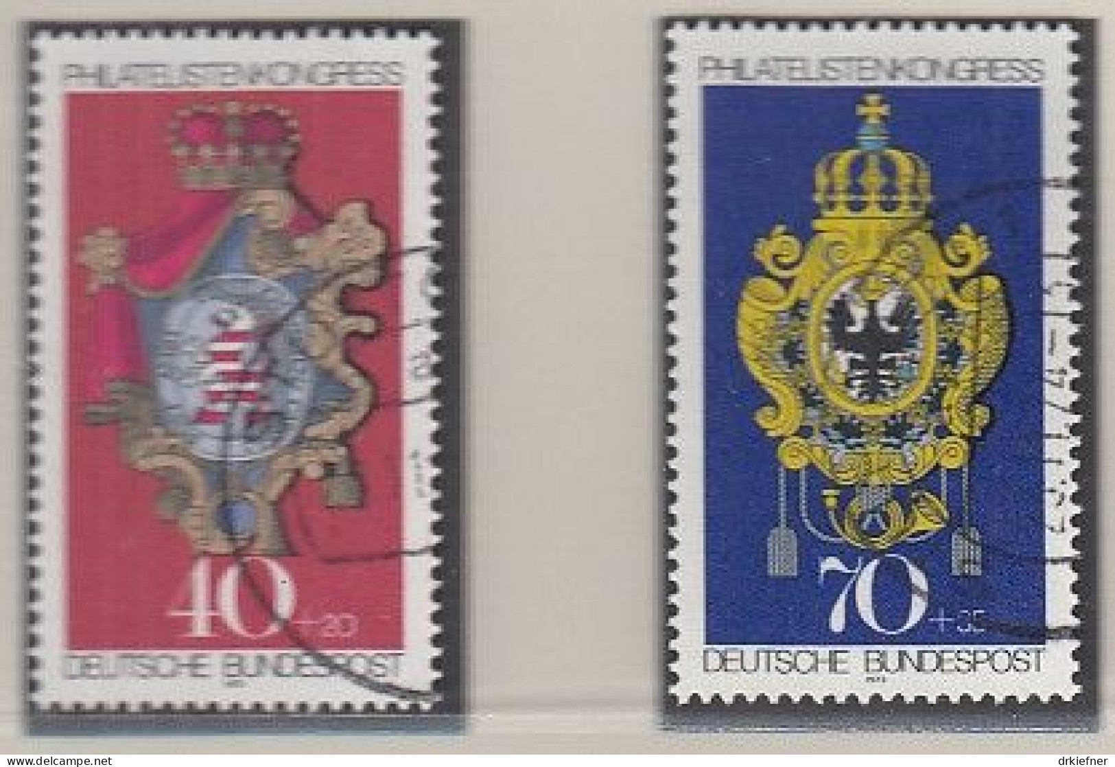 BRD  764-765, Gestempelt, FIP-Kongress, 1973 - Used Stamps