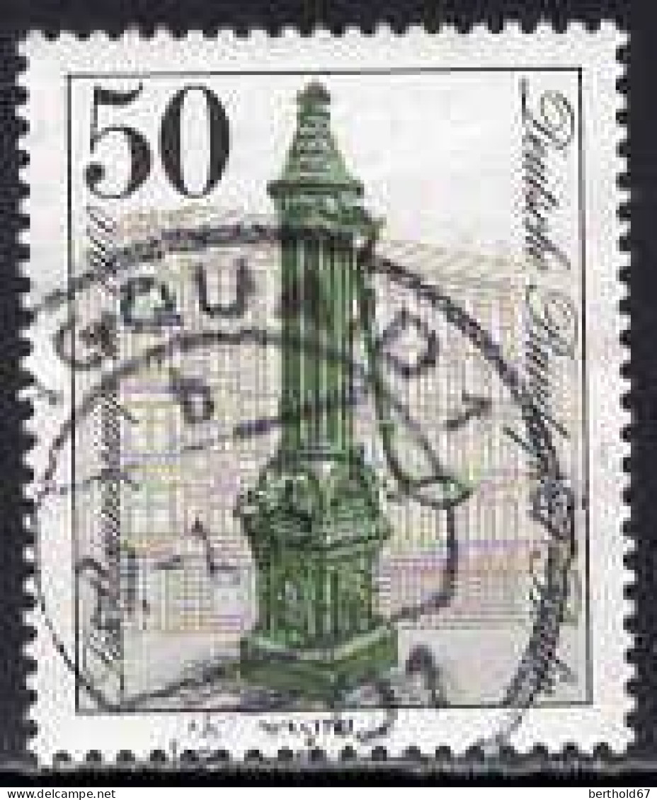 Berlin Poste Obl Yv:650/653 Pompes à Eau Berlin (Beau Cachet Rond) - Usati