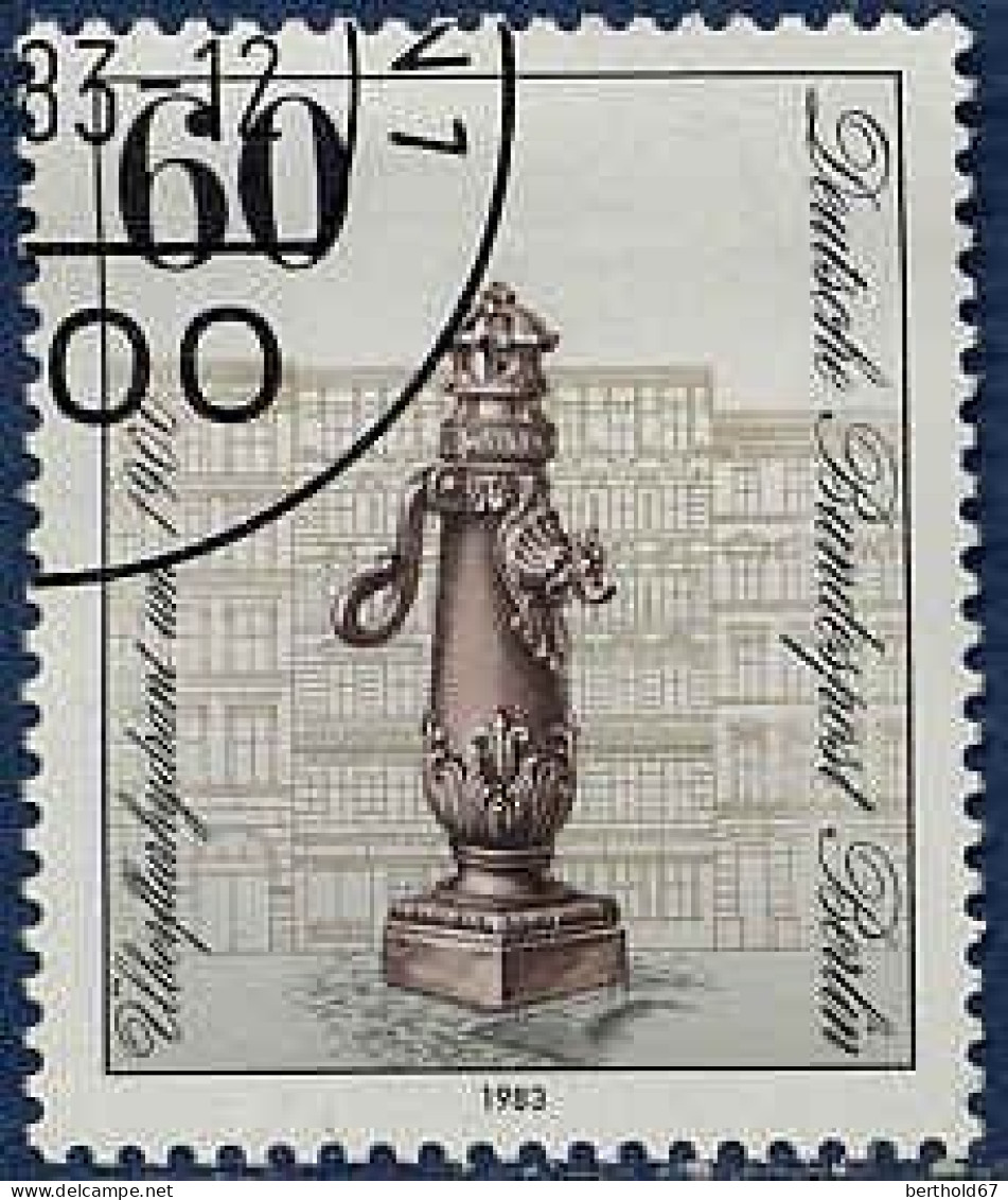 Berlin Poste Obl Yv:650/653 Pompes à Eau Berlin (Beau Cachet Rond) - Gebraucht