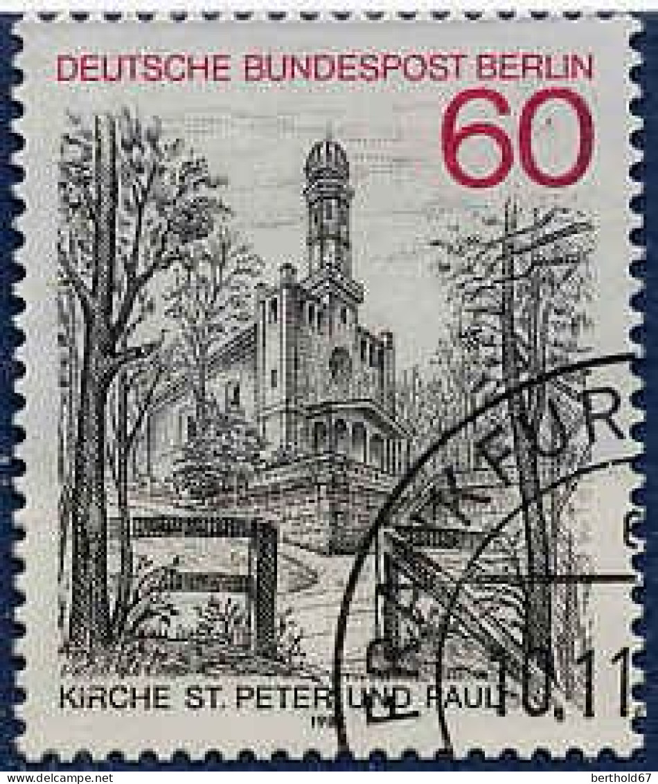 Berlin Poste Obl Yv:646/648 Vues De Berlin (Beau Cachet Rond) - Usati