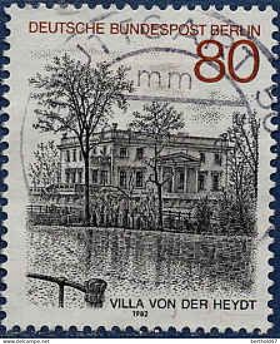 Berlin Poste Obl Yv:646/648 Vues De Berlin (Beau Cachet Rond) - Oblitérés