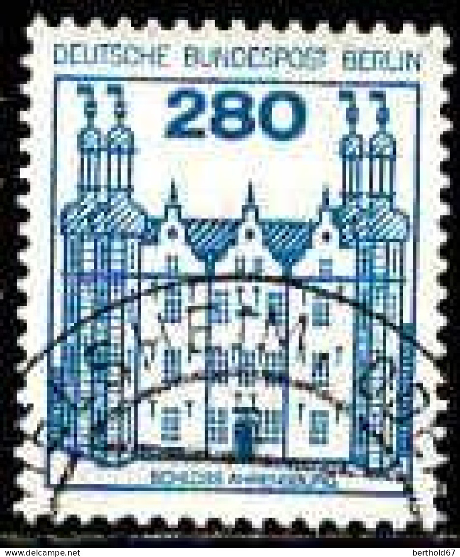 Berlin Poste Obl Yv:637/638 Châteaux De Charlottenburger & Ahrensburg (TB Cachet Rond) - Used Stamps