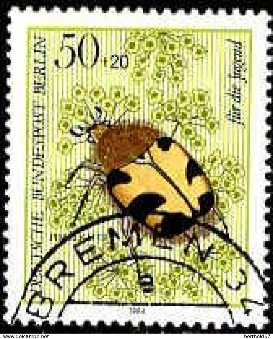 Berlin Poste Obl Yv:673/676 Pour La Jeunesse Insectes (Beau Cachet Rond) - Gebruikt