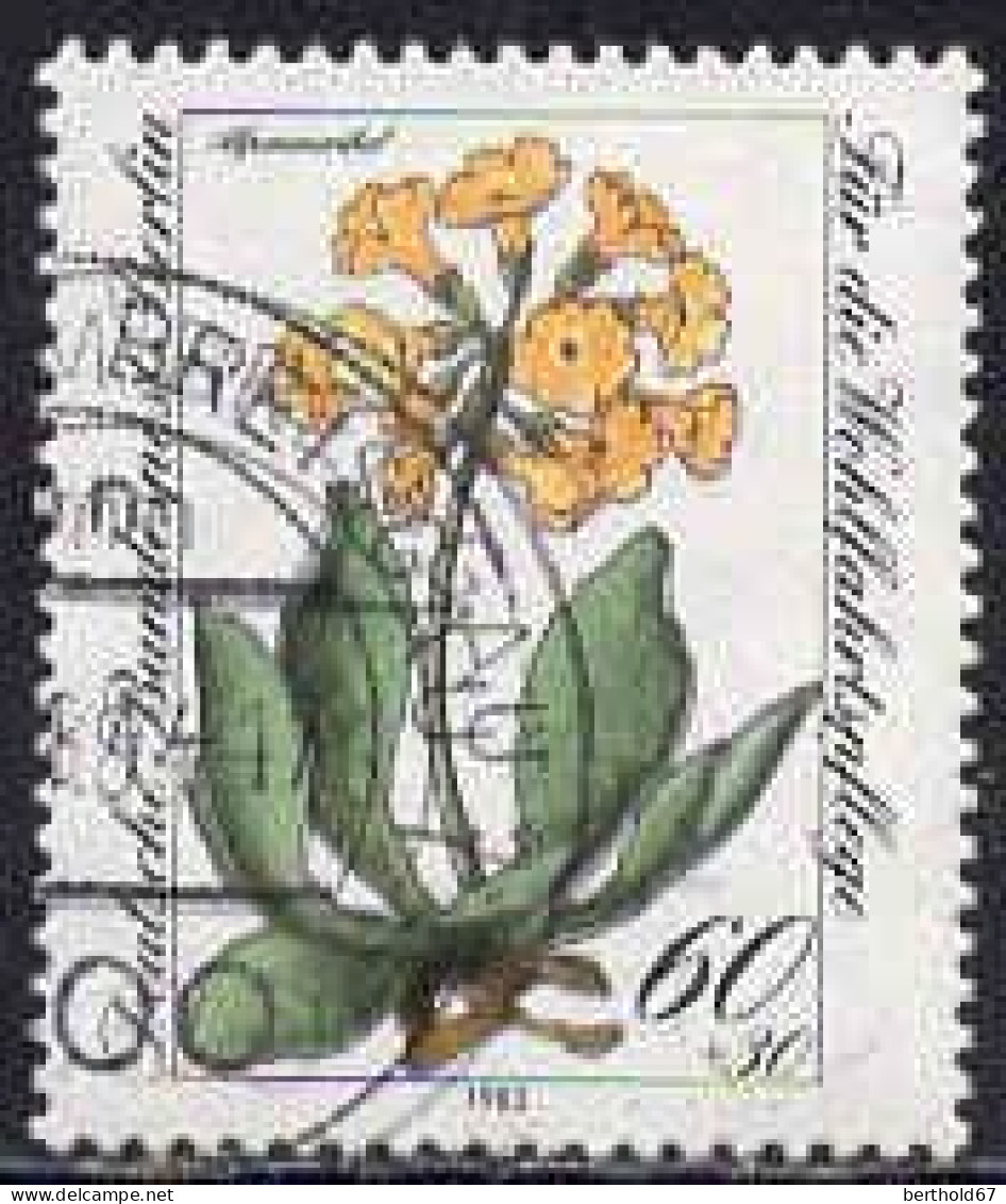 Berlin Poste Obl Yv:664/667 Bienfaisance Fleurs Des Alpes (TB Cachet Rond) - Gebruikt