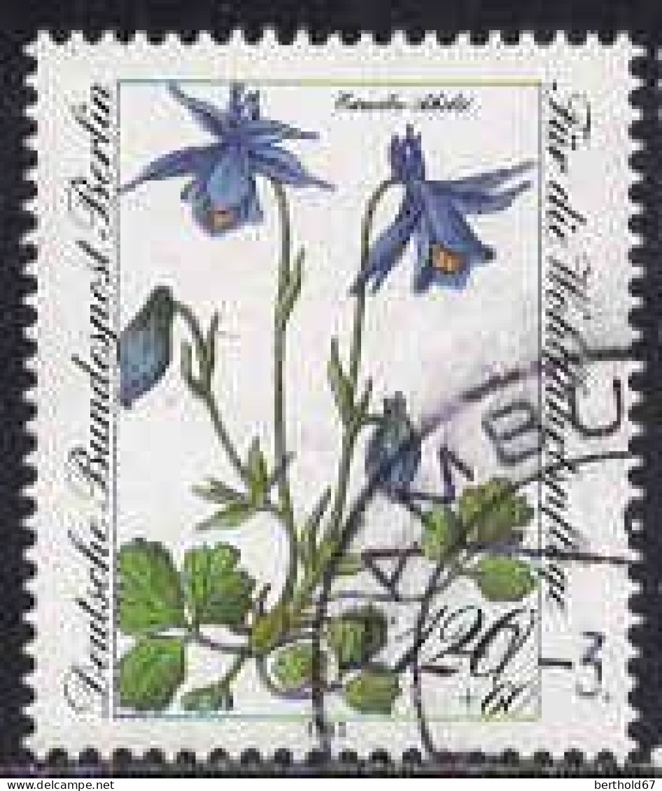 Berlin Poste Obl Yv:664/667 Bienfaisance Fleurs Des Alpes (TB Cachet Rond) - Gebruikt