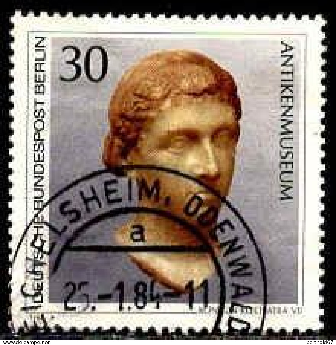 Berlin Poste Obl Yv:669/672 Trésors Des Musées De Berlin (TB Cachet Rond) - Used Stamps