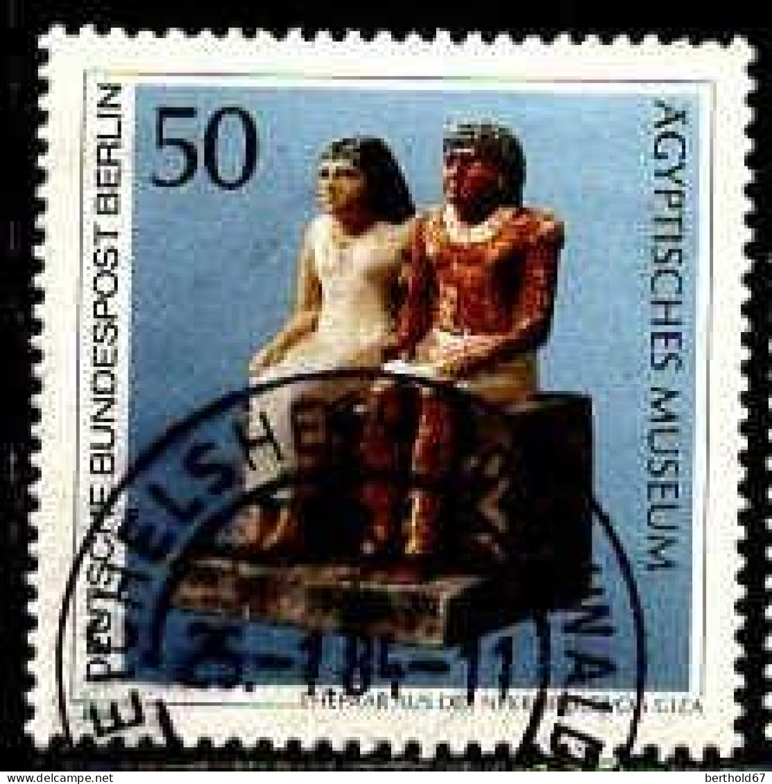 Berlin Poste Obl Yv:669/672 Trésors Des Musées De Berlin (TB Cachet Rond) - Used Stamps