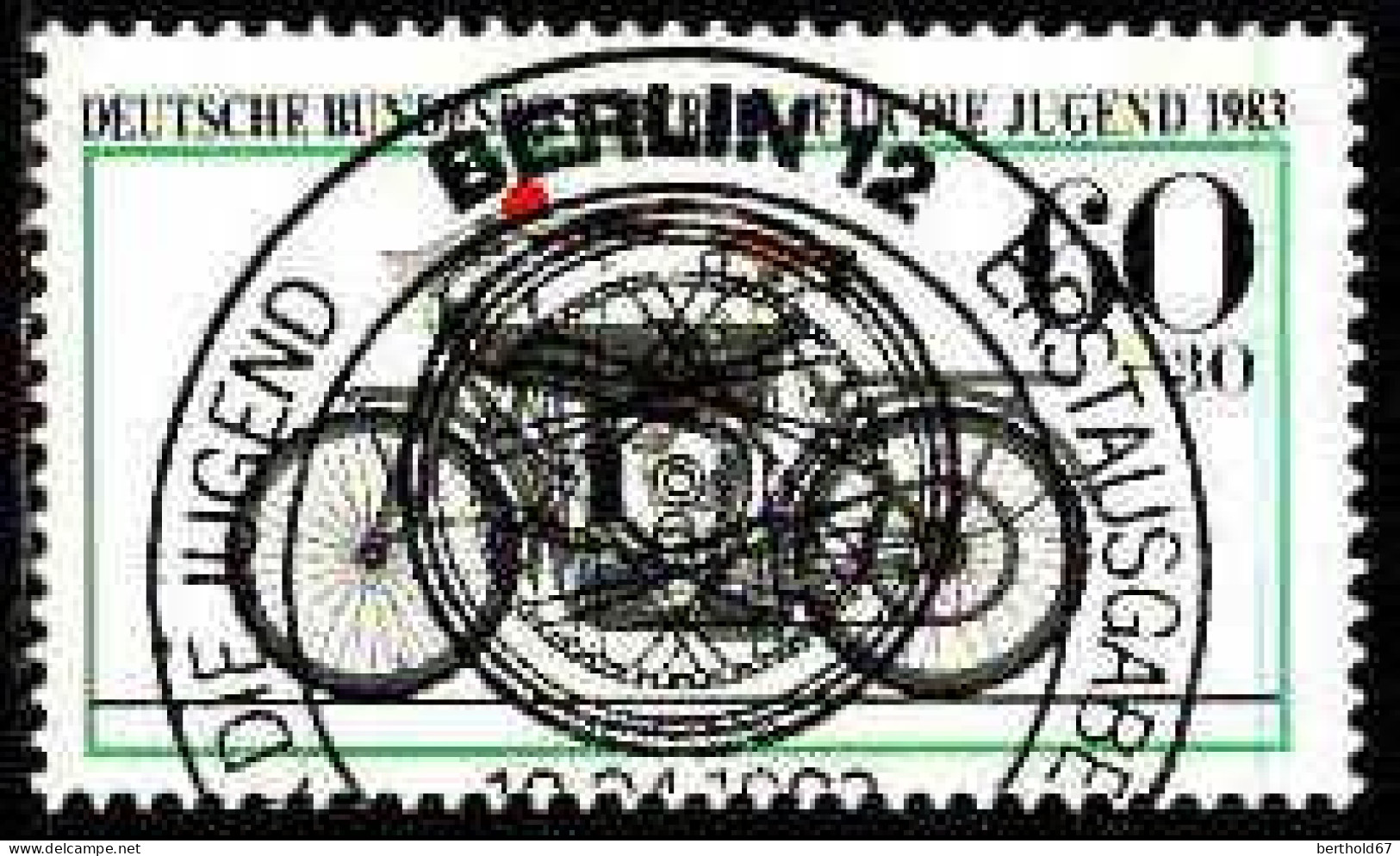 Berlin Poste Obl Yv:655/658 Pour La Jeunesse Motocyclettes (TB Cachet Rond) - Usados