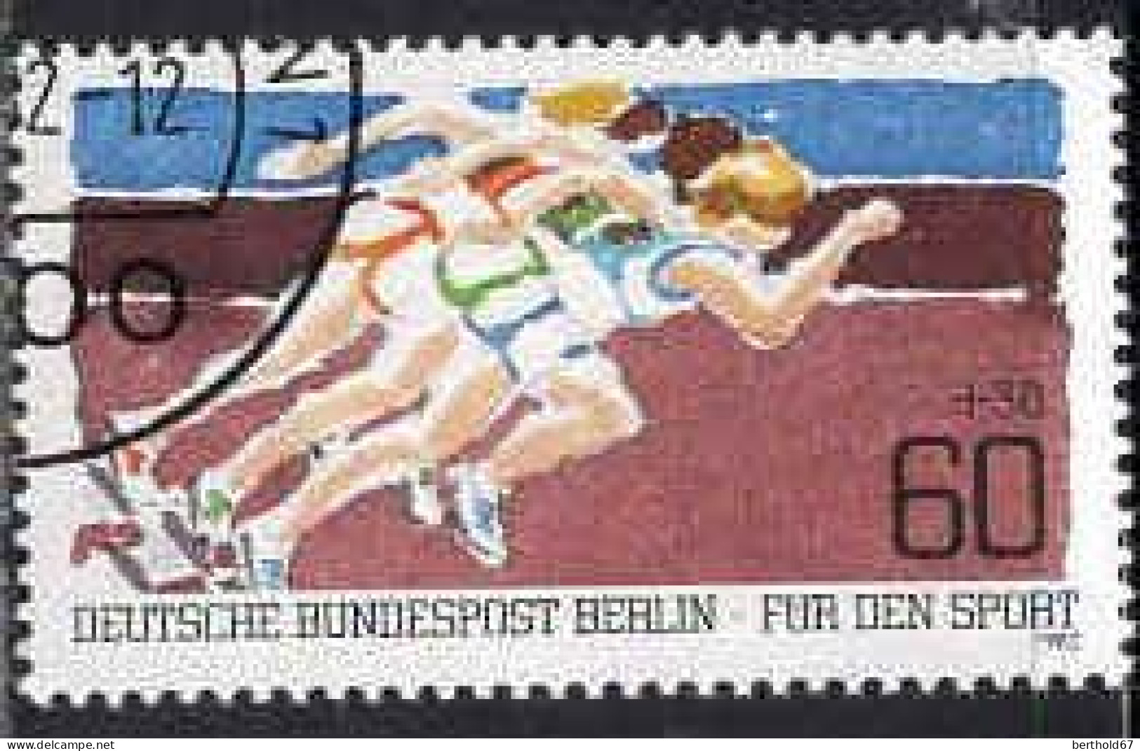 Berlin Poste Obl Yv:625/626 Pour Le Sport Sourse & Volley-ball (Beau Cachet Rond) - Used Stamps