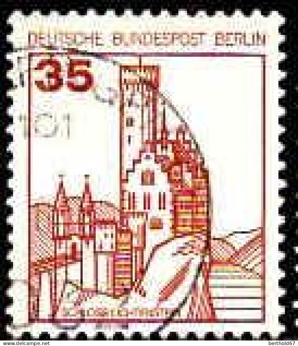 Berlin Poste Obl Yv:632/634 Châteaux De Lichtenstein Wilhelmsthal & Herrenhausen (Beau Cachet Rond) - Gebraucht