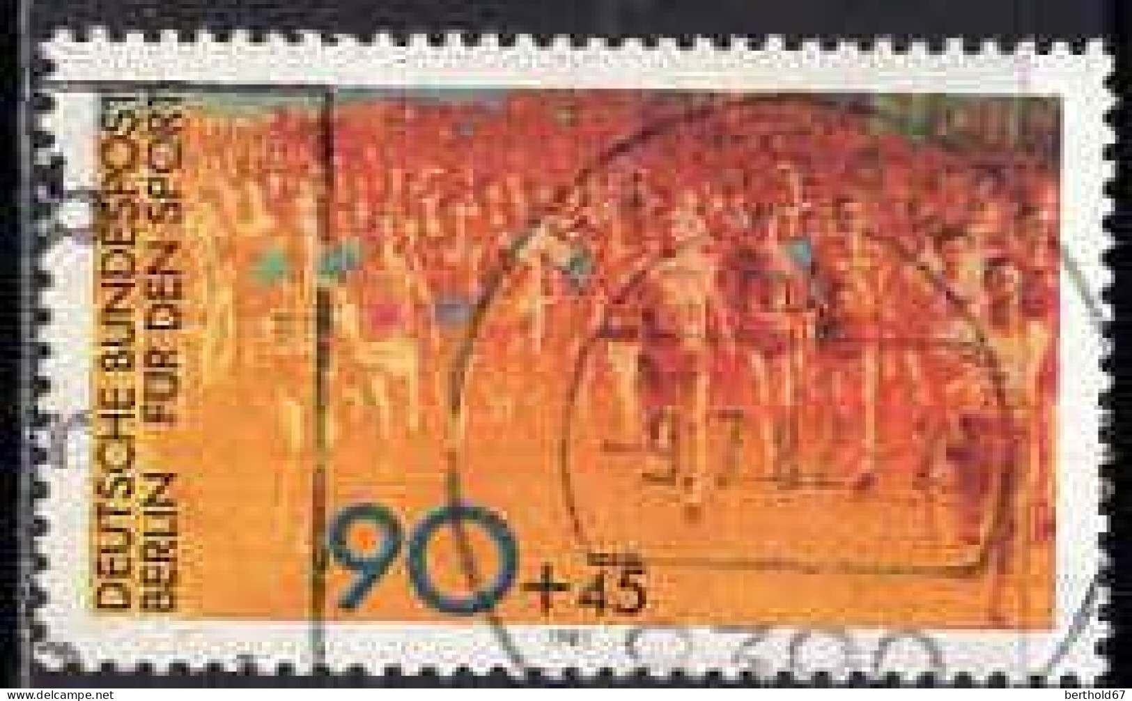 Berlin Poste Obl Yv:606/607 Pour Le Sport Gymnastique & Course (cachet Rond) - Used Stamps