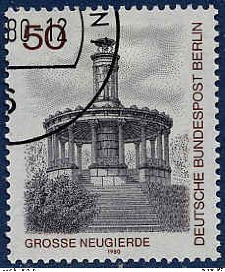 Berlin Poste Obl Yv:595/597 Vues De Berlin (Beau Cachet Rond) - Gebraucht