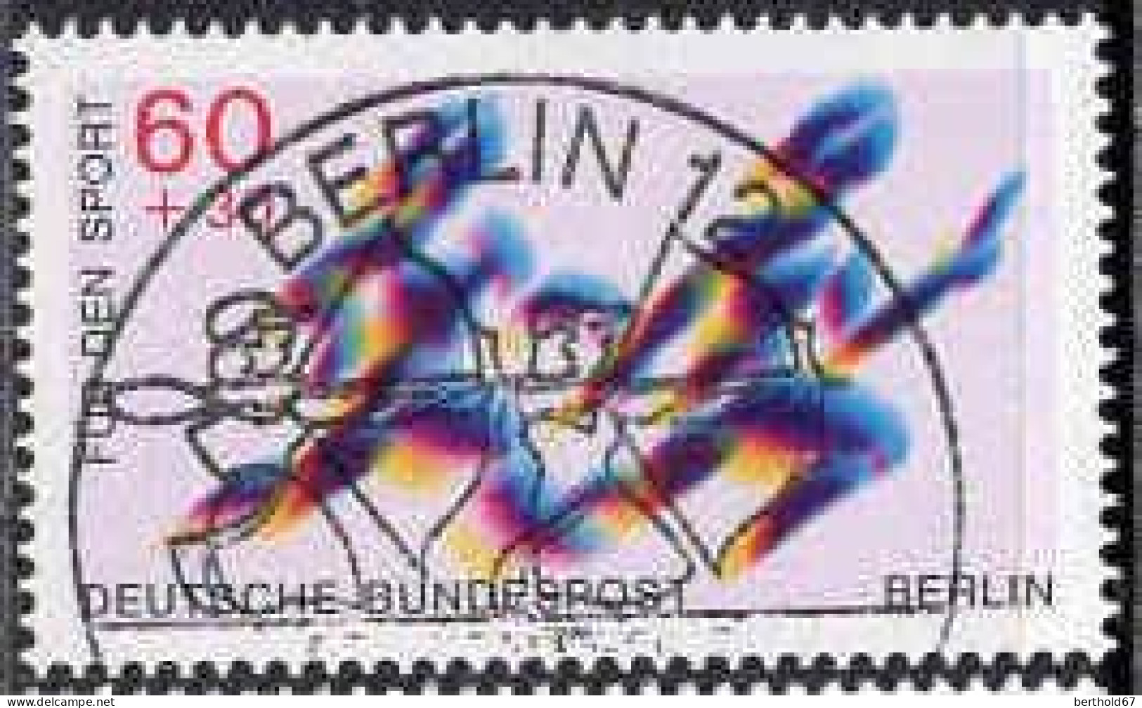 Berlin Poste Obl Yv:550/551 Pour Le Sport Athlétisme & Tir à L'arc (TB Cachet Rond) - Oblitérés