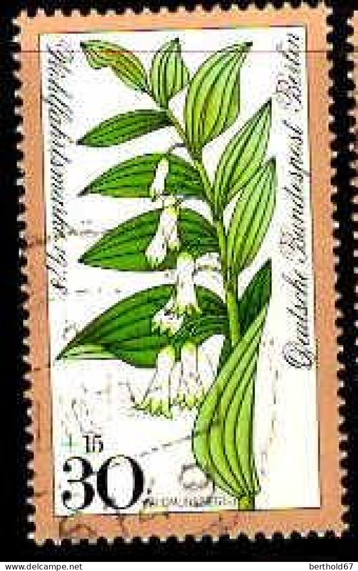 Berlin Poste Obl Yv:535/538 Bienfaisance Fleurs Des Forêts (cachet Rond) - Used Stamps