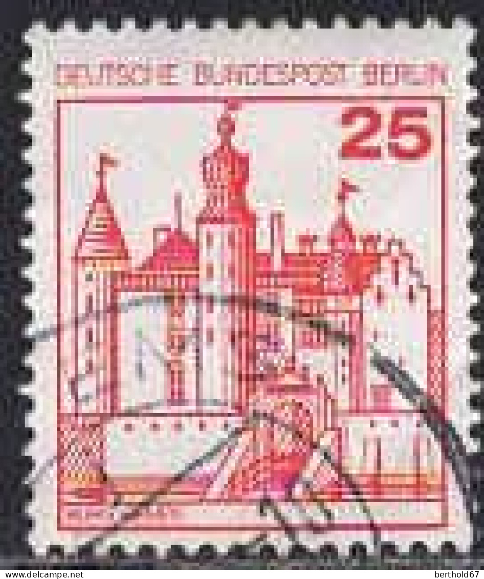 Berlin Poste Obl Yv:540/542 Châteaux (cachet Rond) - Usati