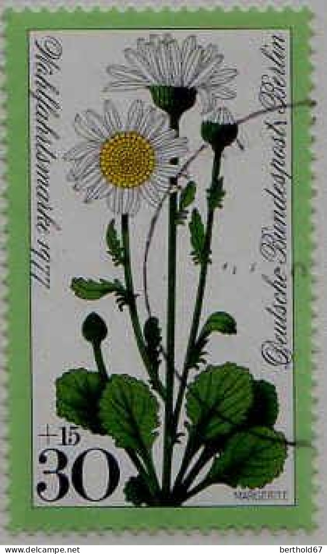 Berlin Poste Obl Yv:518/521 Bienfaisance Fleurs Des Près (cachet Rond) - Oblitérés