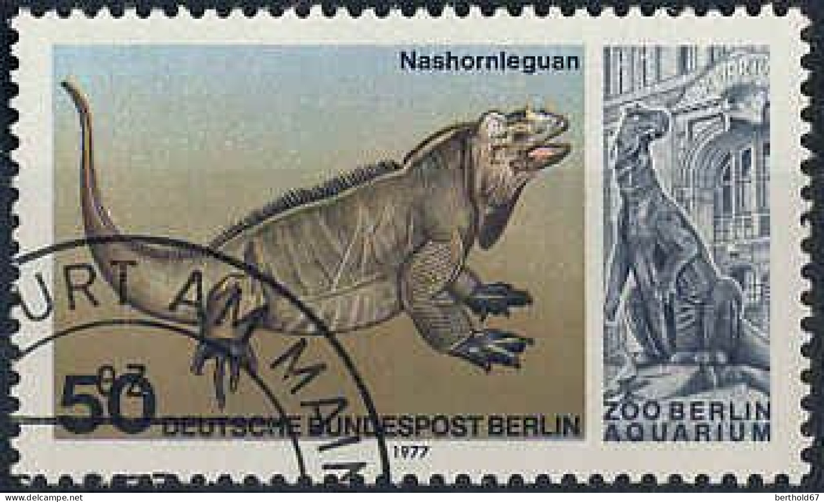 Berlin Poste Obl Yv:514/517 25.Anniversaire De L'Aquarium De Berlin (TB Cachet Rond) - Used Stamps