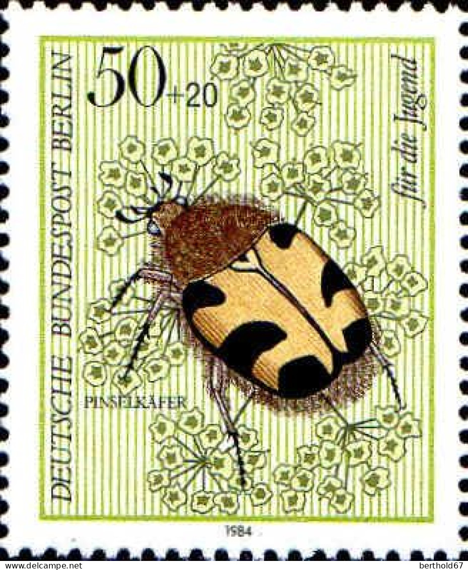 Berlin Poste N** Yv:673/676 Pour La Jeunesse Insectes - Unused Stamps